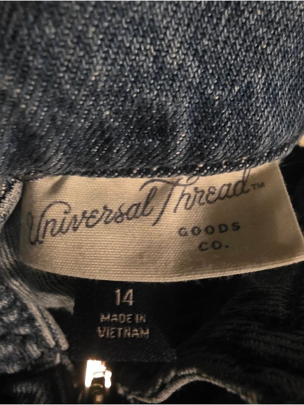 Universal Thread Denim Jumpsuit Sleeveless Light Blue Size 14 #JEA36 - Picture 6 of 8